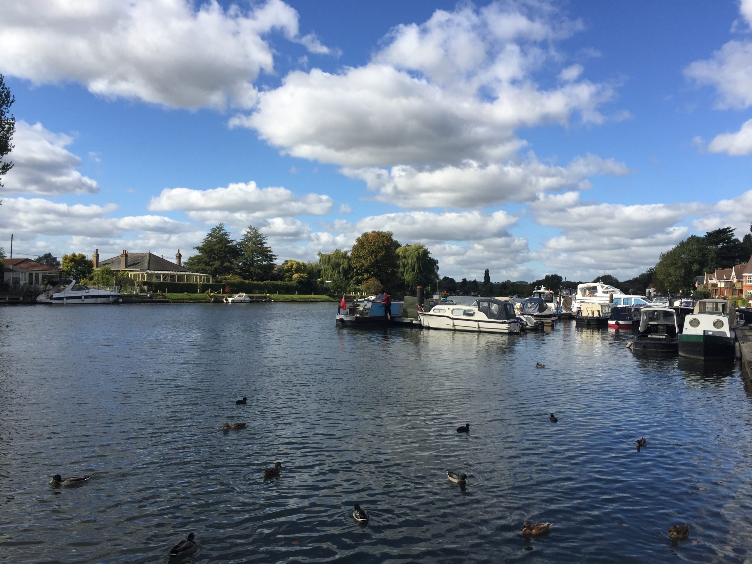 Bourne End with river views boats and ducks